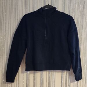 Fabletics catarina mock neck Zip-Up Sweater xs black